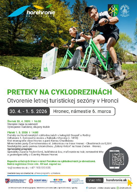 Preteky na Horehronských cyklodrezinách