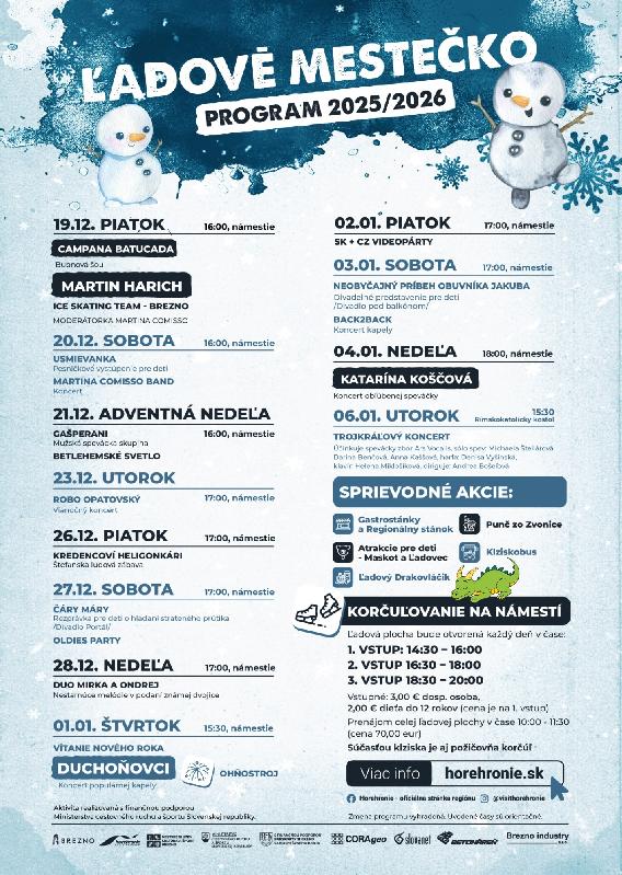 ĽADOVÉ MESTEČKO 2025/2026