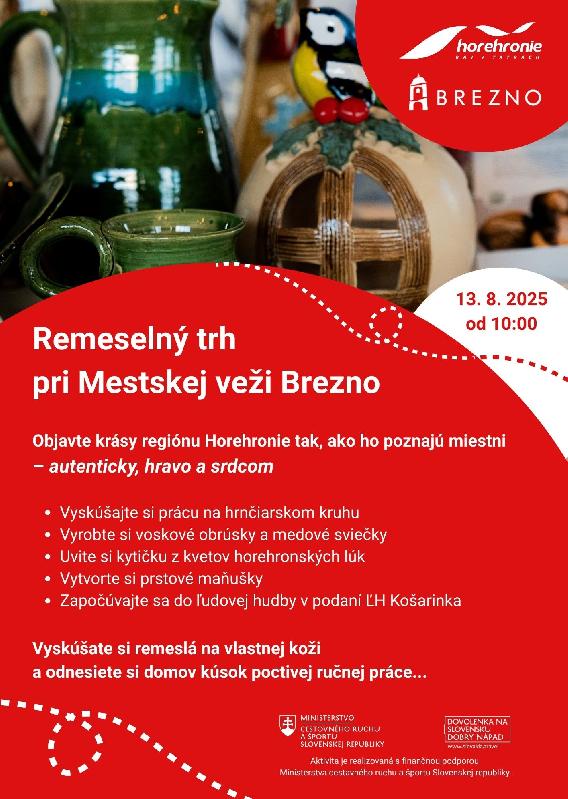 Remeselný trh pod Mestskou vežou