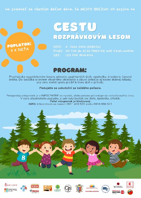 Cesta rozprávkovým lesom Brezno 2026