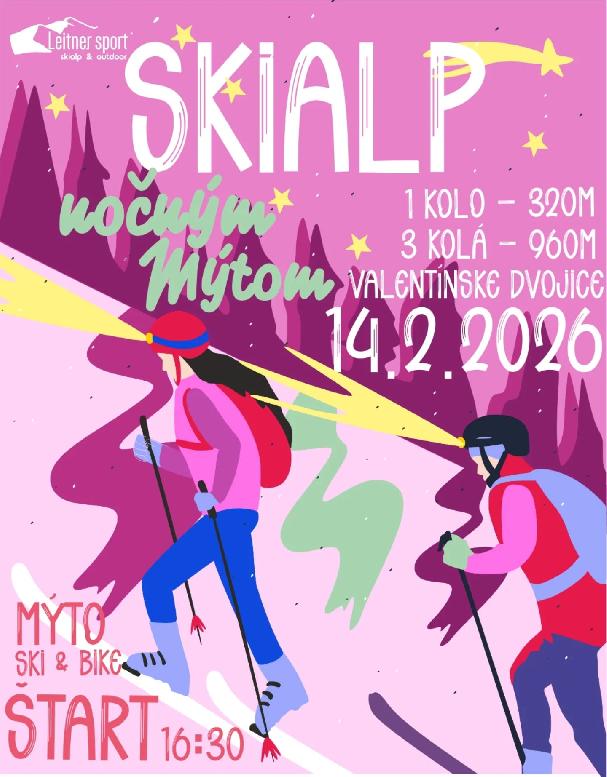 Skialp nočným Mýtom