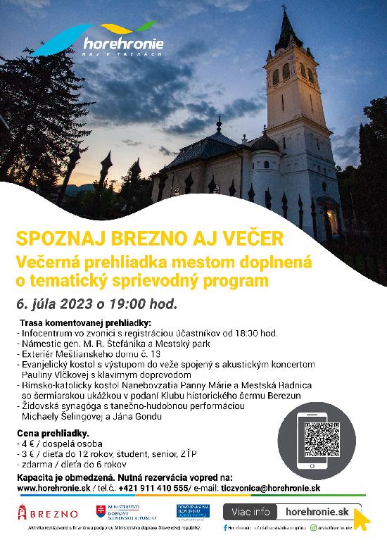Spoznaj Brezno aj večer 2023