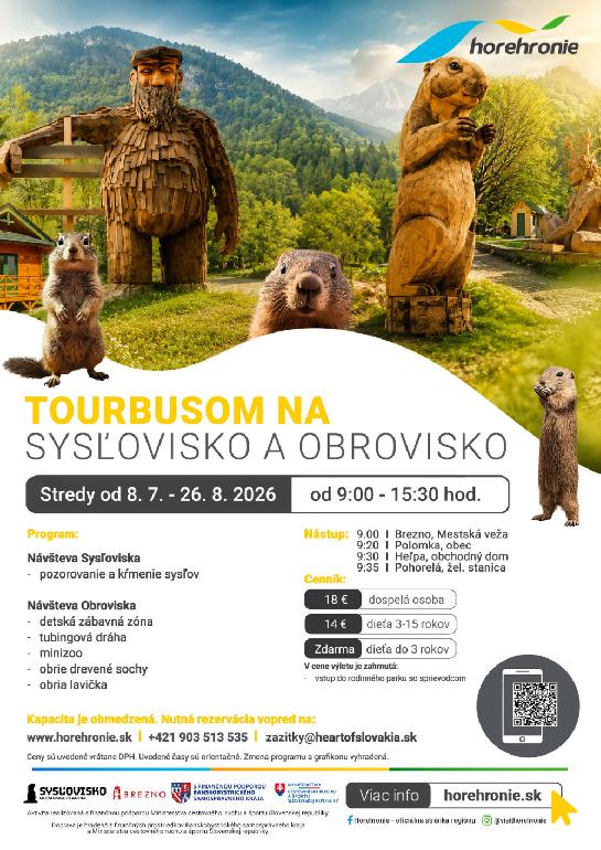 Tourbusom na Sysľovisko a Obrovisko 2026