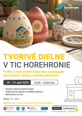 Tvorivé dielne v TIC Horehronie
