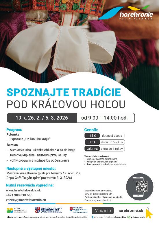 Spoznajte tradície pod Kráľovou Hoľou