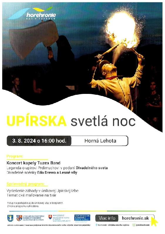 Upírska svetlá noc 2024