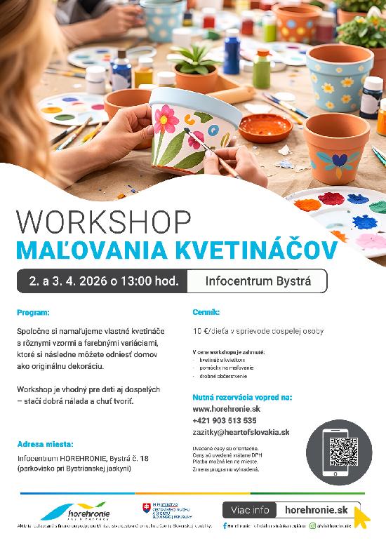 Workshop maľovania kvetináčov 