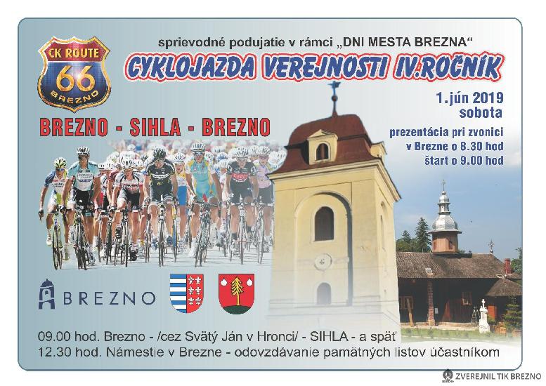 CYKLOJAZDA VEREJNOSTI Brezno - Sihla - Brezno