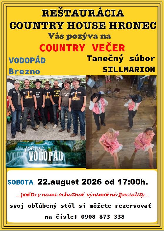 Country večer v Hronci