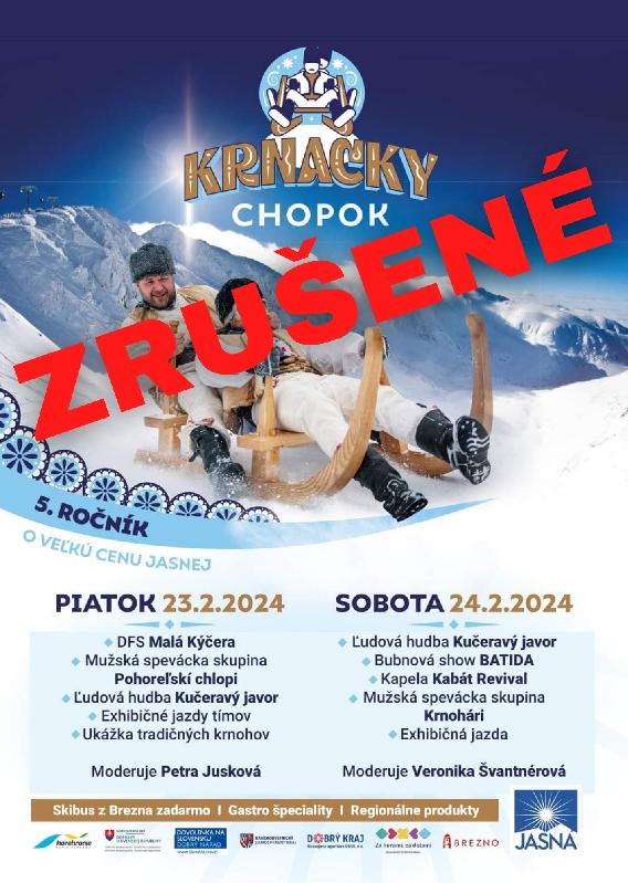 !!!ZRUŠENÉ!!! -KRNAČKY 2024 - 5. ročník o Veľkú cenu Jasnej 