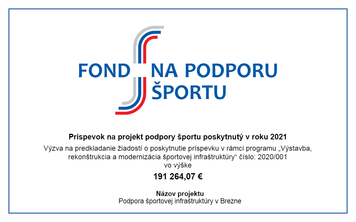 fond podpora športu