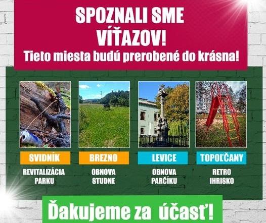 obr: Ahoj krásne Slovensko. Brezno v súťaži vyhralo