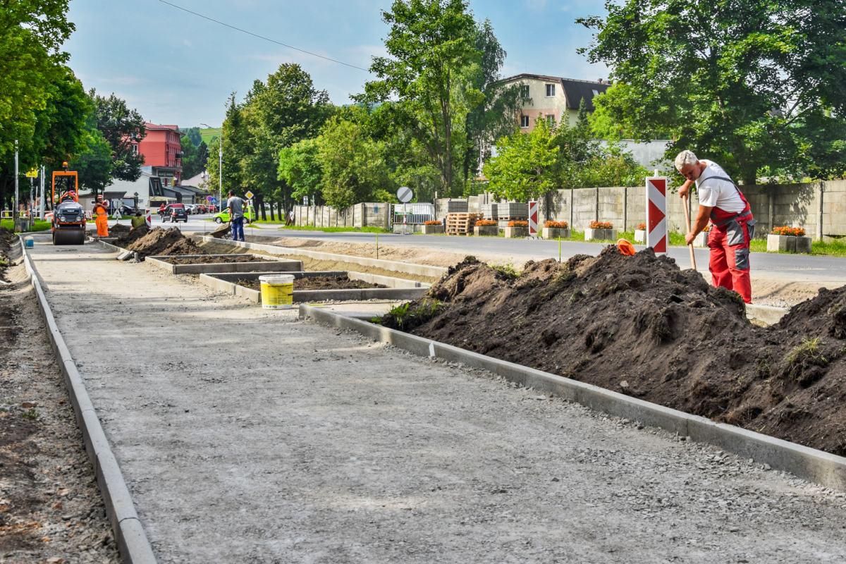 obr: Ulica Fraňa Kráľa viditeľne mení svoj vzhľad