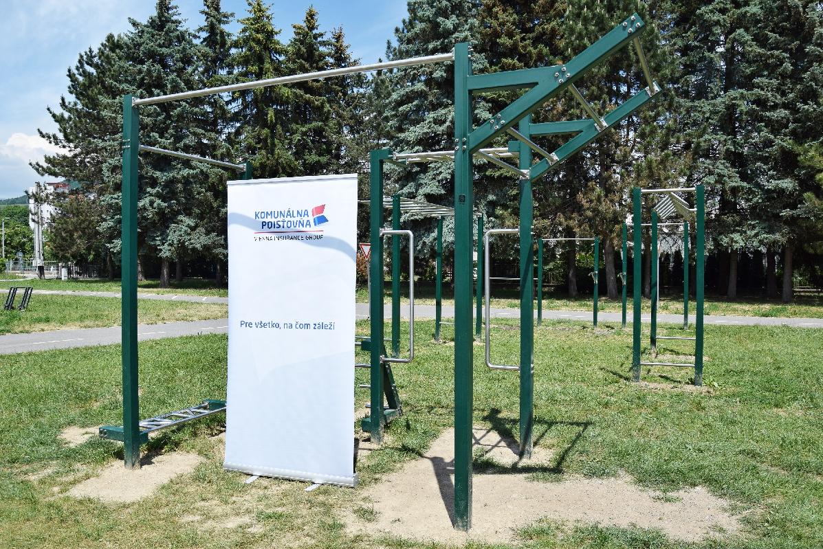 obr: Na novú workoutovú zostavu prispel sponzor 