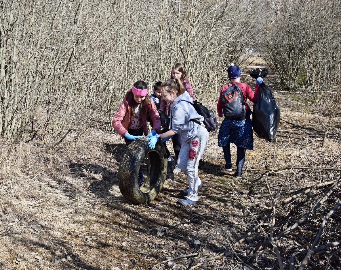 obr: Výsledok jarného upratovania v Brezne je viditeľný