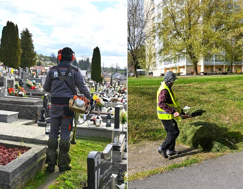 Mestské služby už začali s pravidelnou údržbou verejných priestranstiev