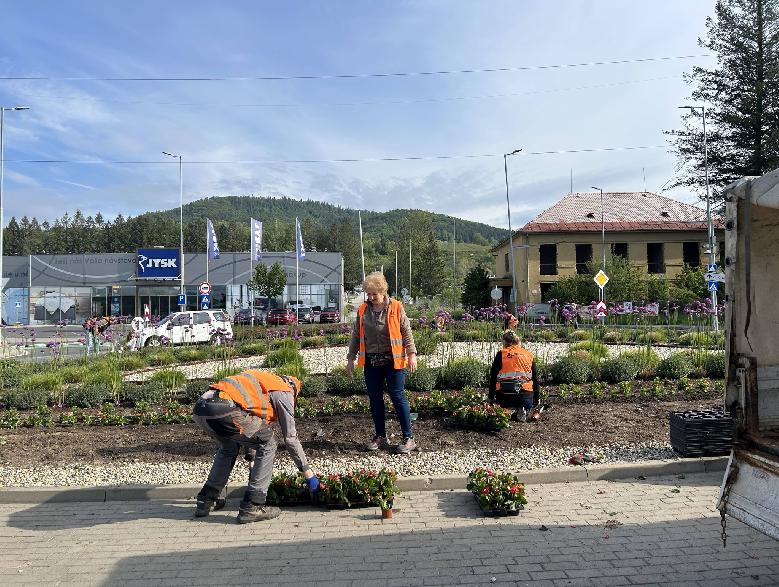 Mestské služby zveľaďujú Brezno