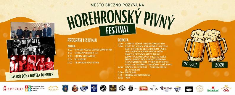 Mesto čaká víkend plný osláv. Spojí Horehronský pivný festival, jubileum hasičov aj dychovky
