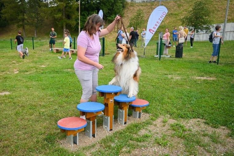 Na nábreží Hrona sprístupnili nový psí park