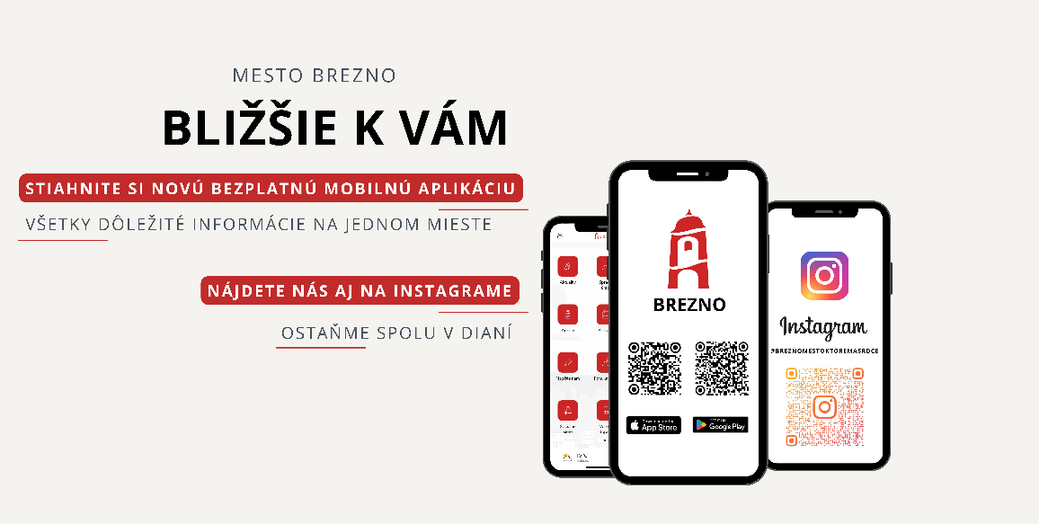 obr: Mesto Brezno spustilo novú mobilnú aplikáciu. Vďaka nej nájdete všetky potrebné informácie na jednom mieste