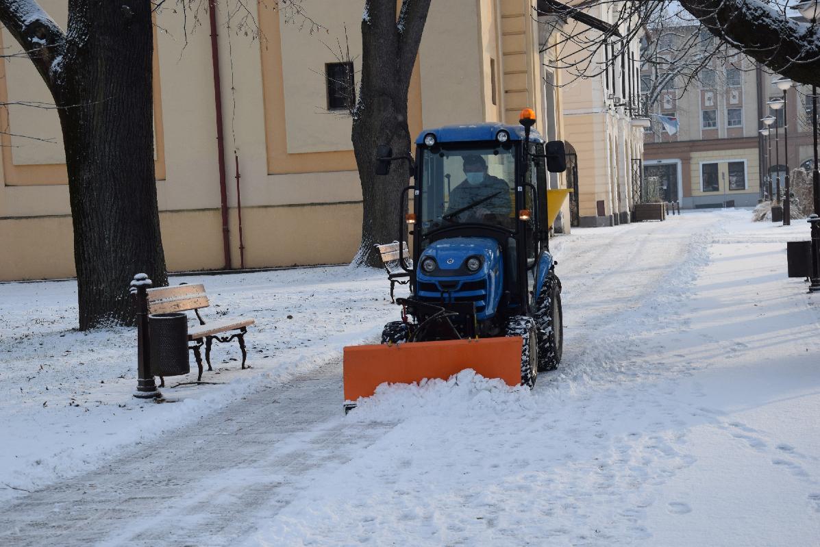 obr: Mesto Brezno je na zimnú údržbu pripravené